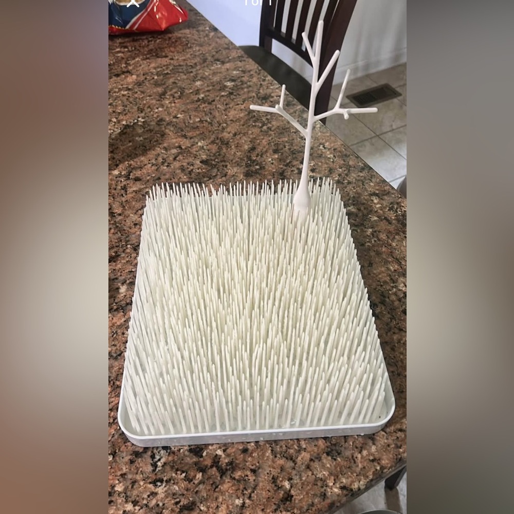 Boon White Grass Bottle Drying Rack